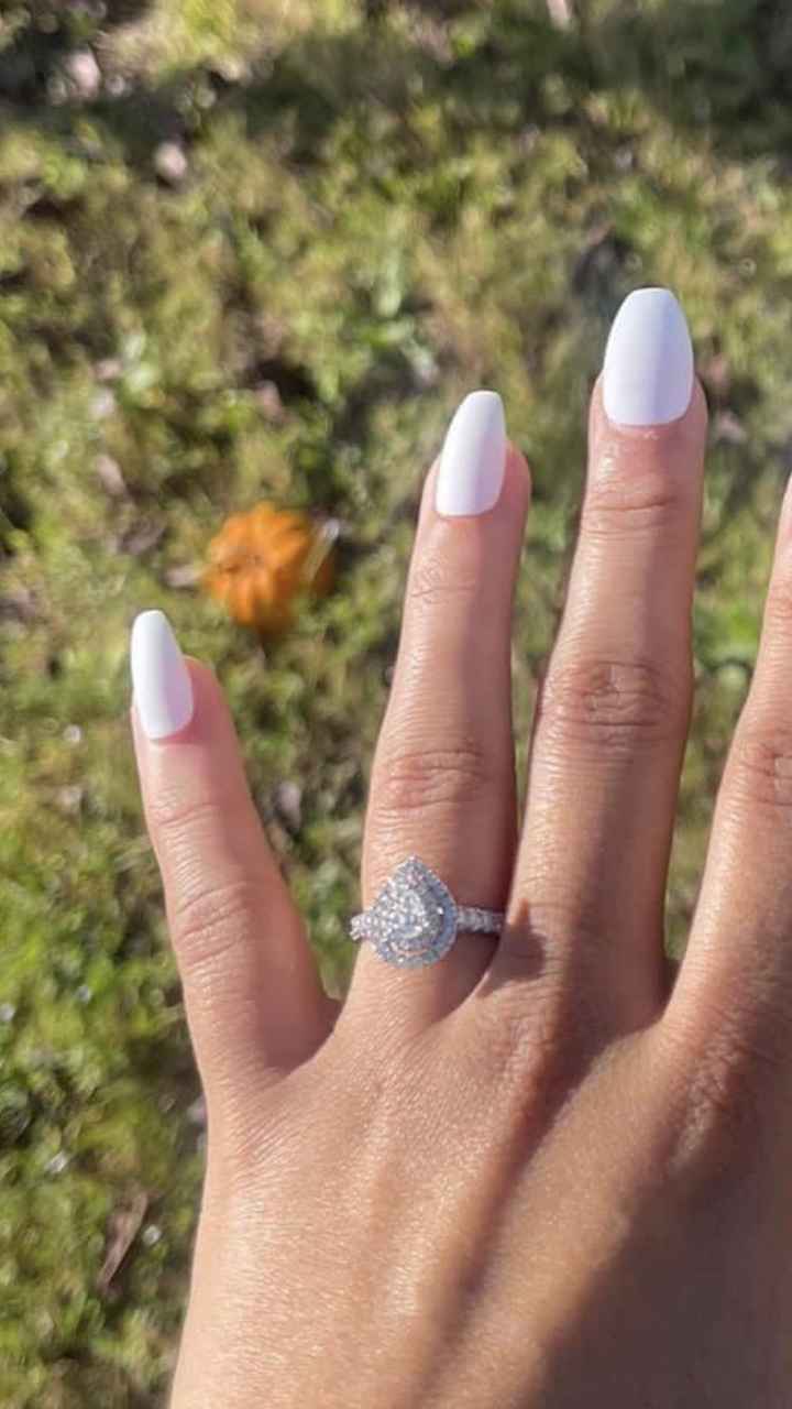 The engagement ring - the day I said YES!!!!