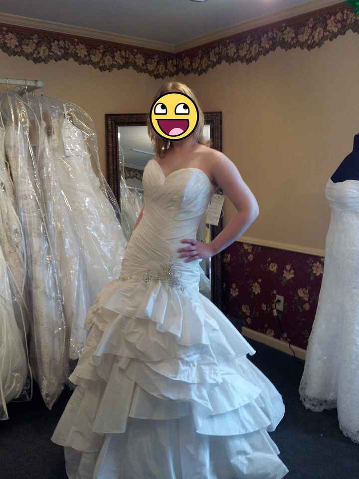 I rang the Bell and Said yes to the dress!! Lets see some of your dresses!!