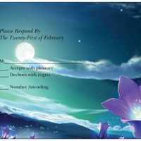 Please show me your RSVP cards!