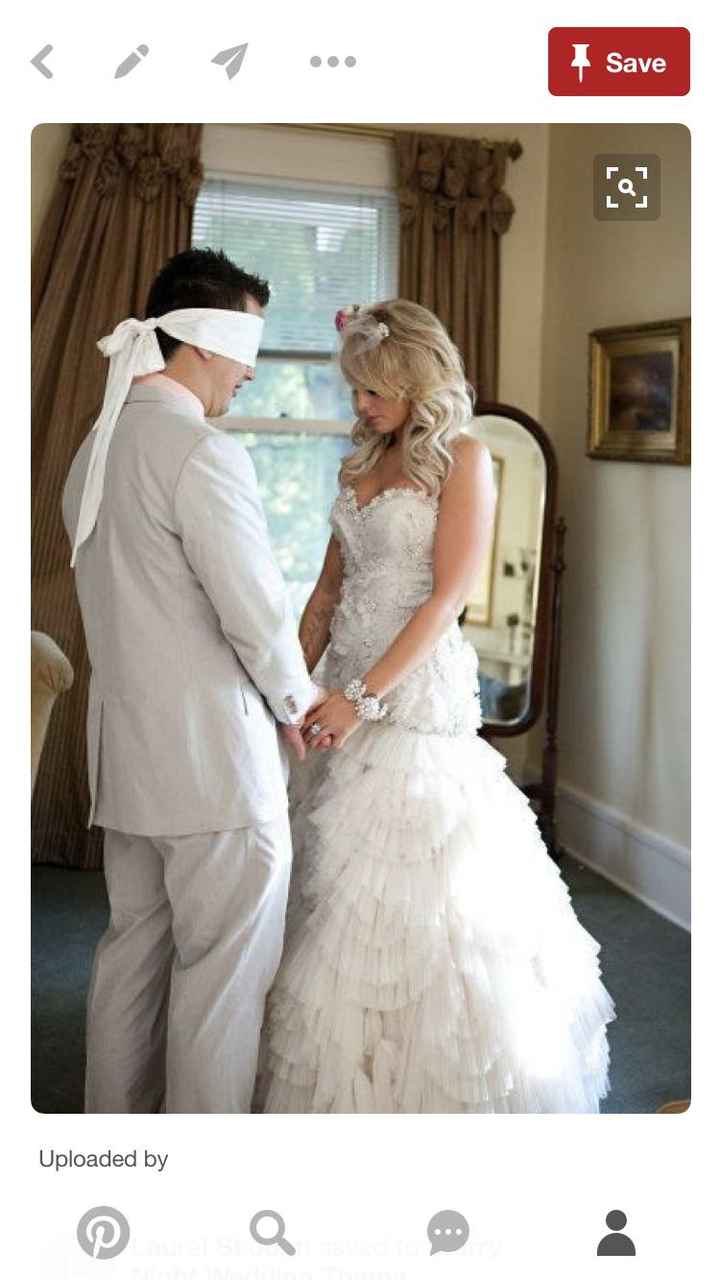 Does no first look also mean no form of communication the day of the wedding? - 1