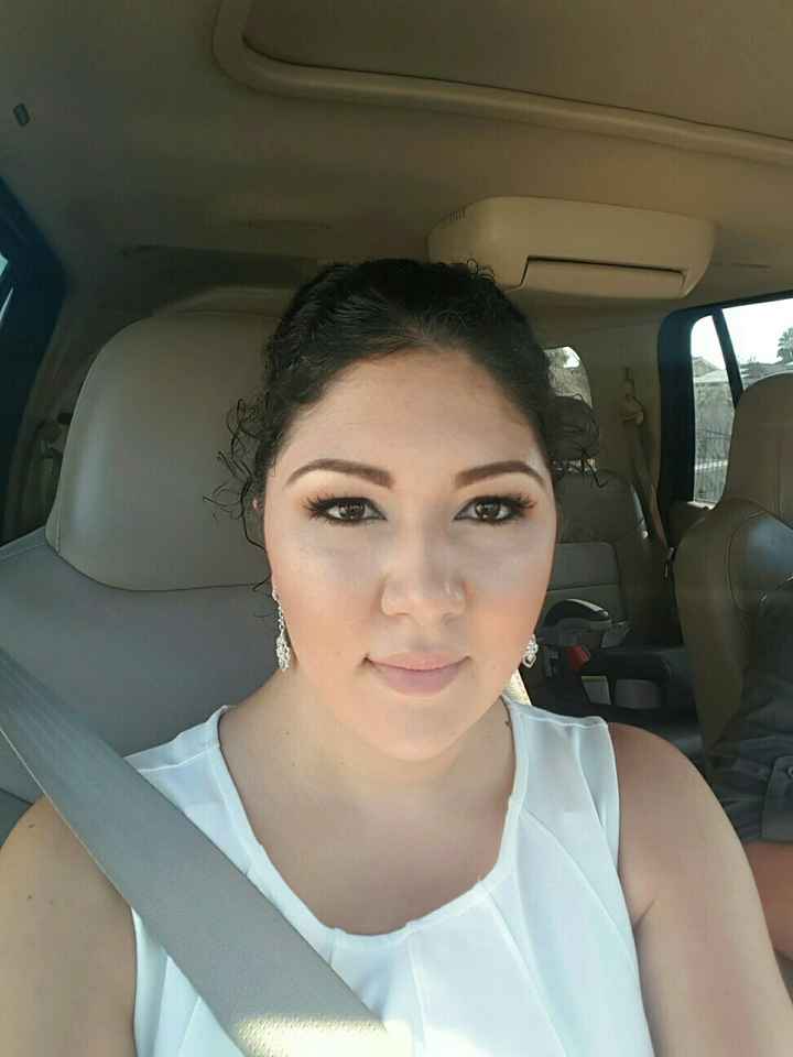 Makeup trial and late engagement photos