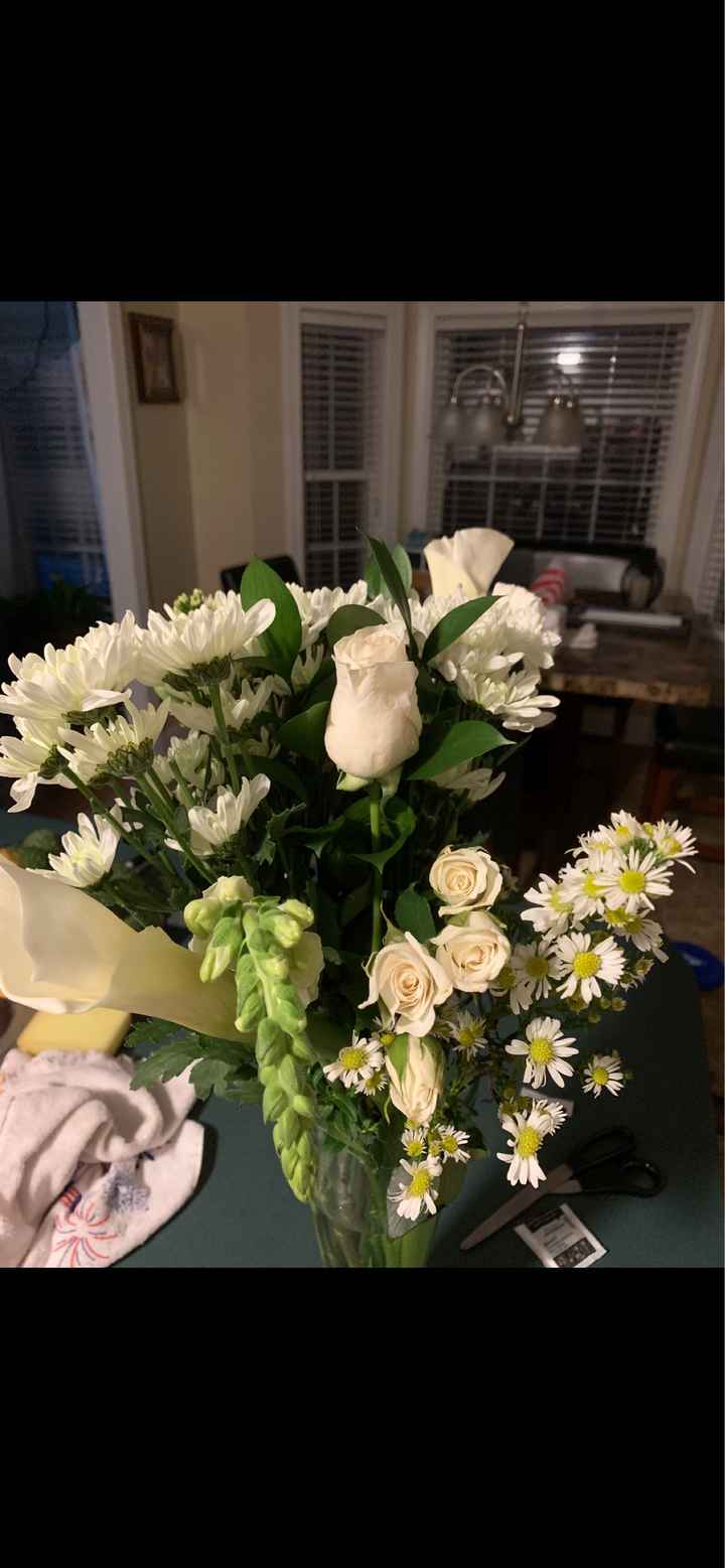Wedding flowers arrived - 2