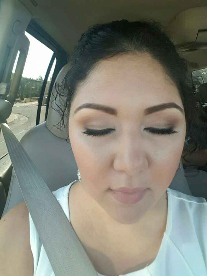 Makeup trial and late engagement photos