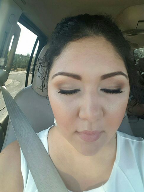 Makeup trial and late engagement photos
