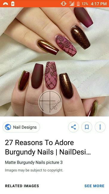Wedding Day Nails - 1