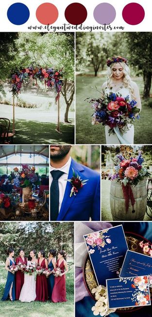 a jewel toned summer wedding! 2