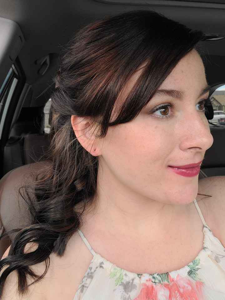 Hair and make-up trial success! 1