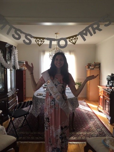 my mom and bridesmaids decorated our whole house!