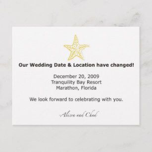 Changing Wedding Date 2