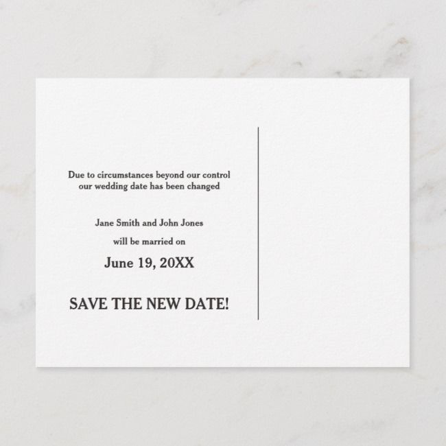 Changing a wedding date after sending out save the dates due to venue issues 3