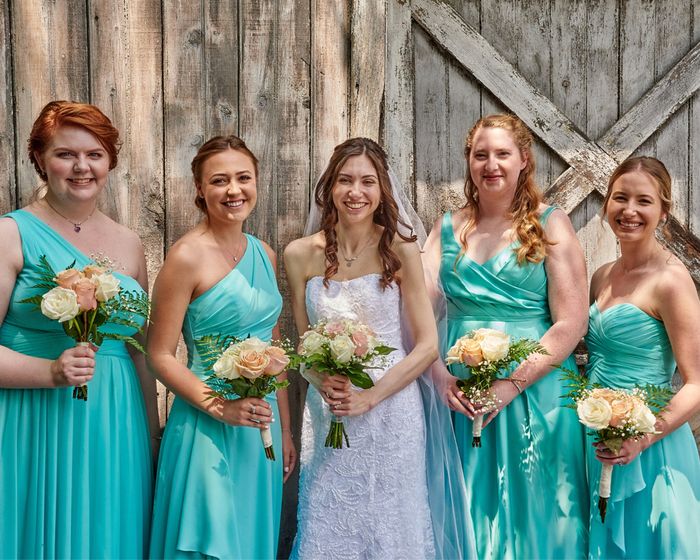 Do You Hold Bouquet in All Photos? 4