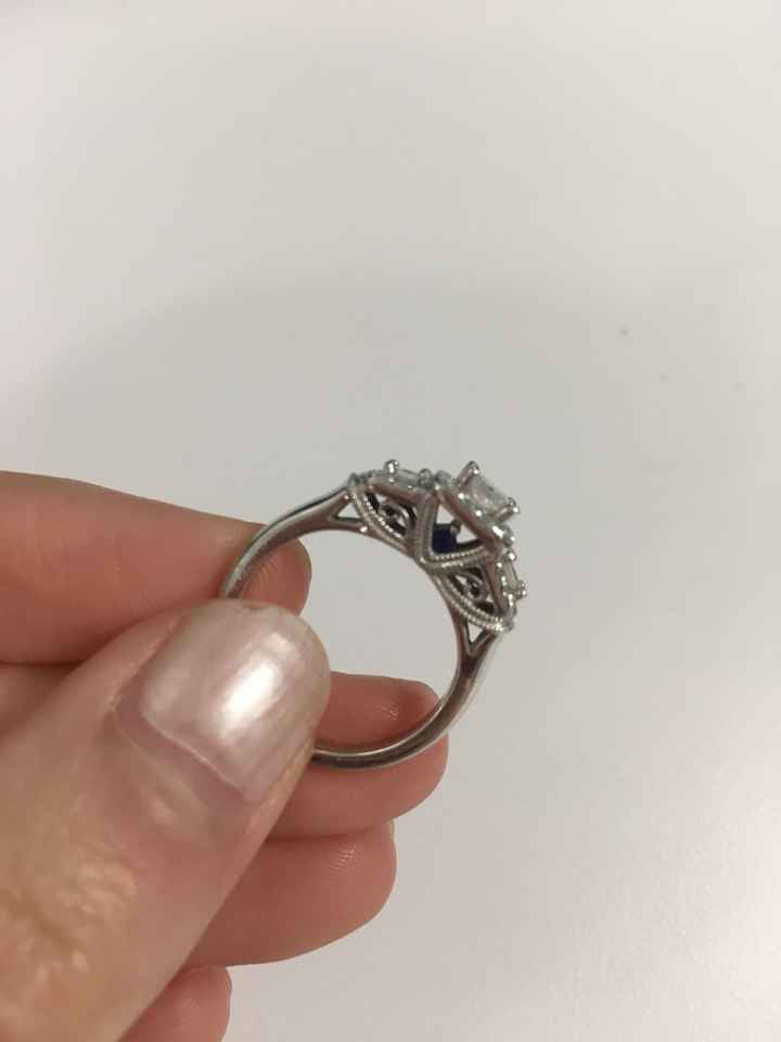 Who else has gemstones in their ring(s)?  Let's see them! - 1