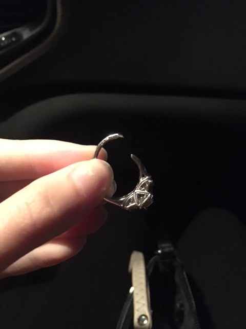 My poor sad ring cut off :(
