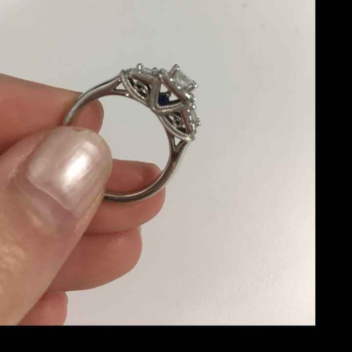 Engagement ring and what to do? - 2