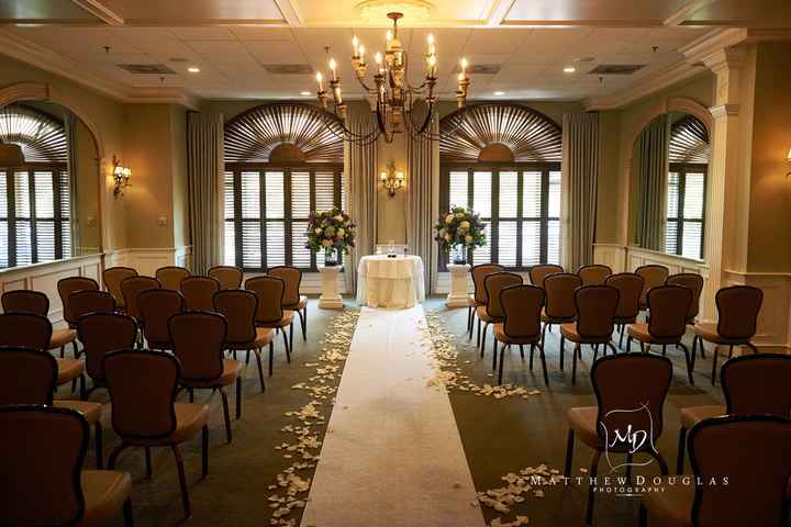 Ceremony away the venue - 1