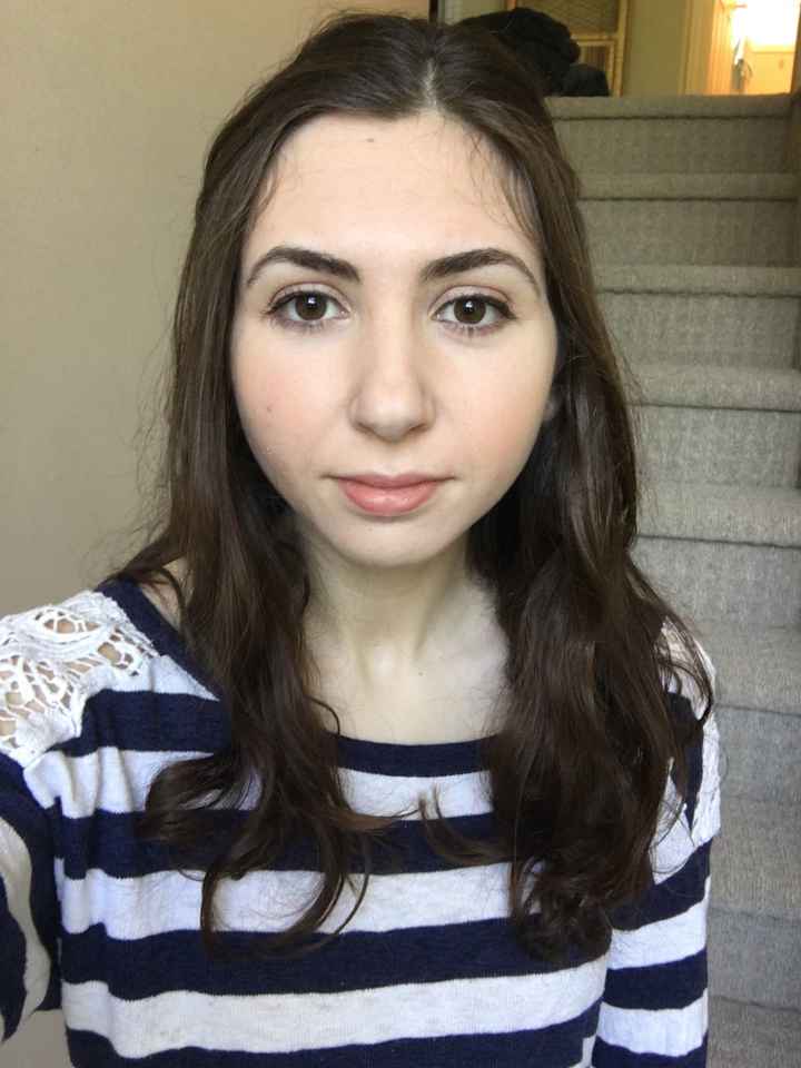 diy makeup trial! Bottom eyeliner or no? - 1