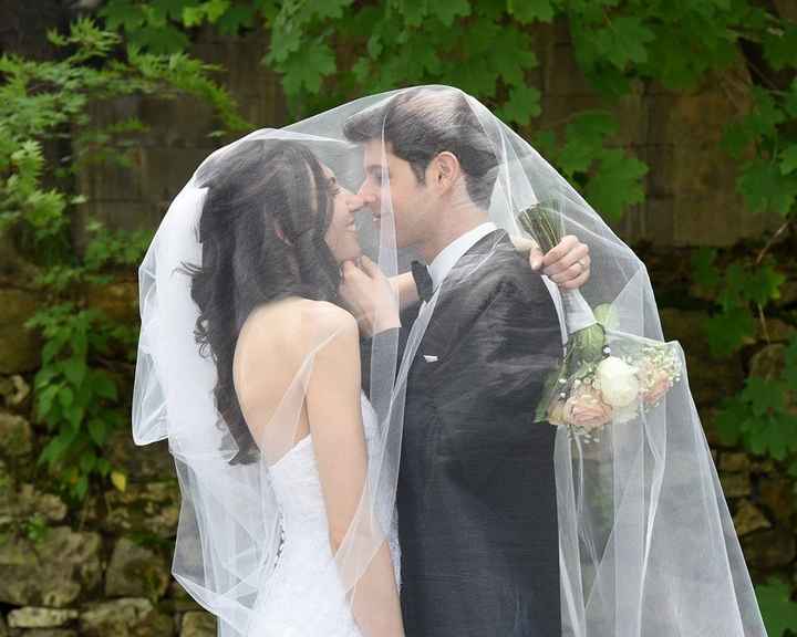 I love my veil (Bridals by Teri on Etsy!)