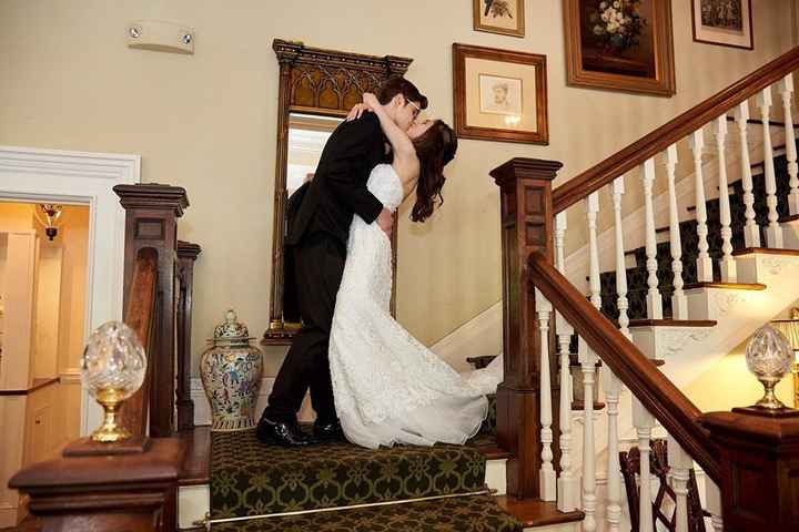 This staircase was one of my favorite parts of the venue