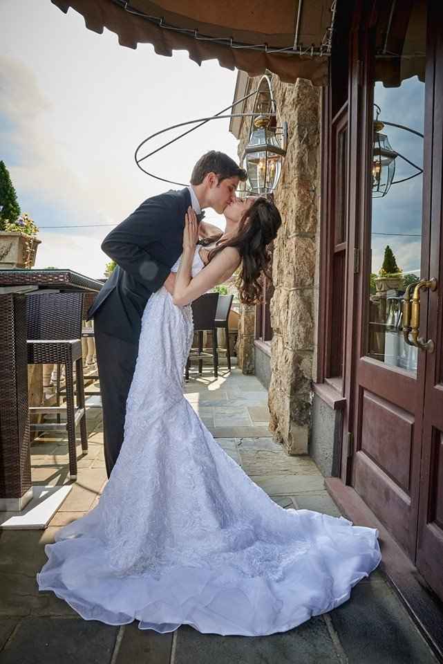 this was when the videographer pulled us outside during the reception to do a private dance!