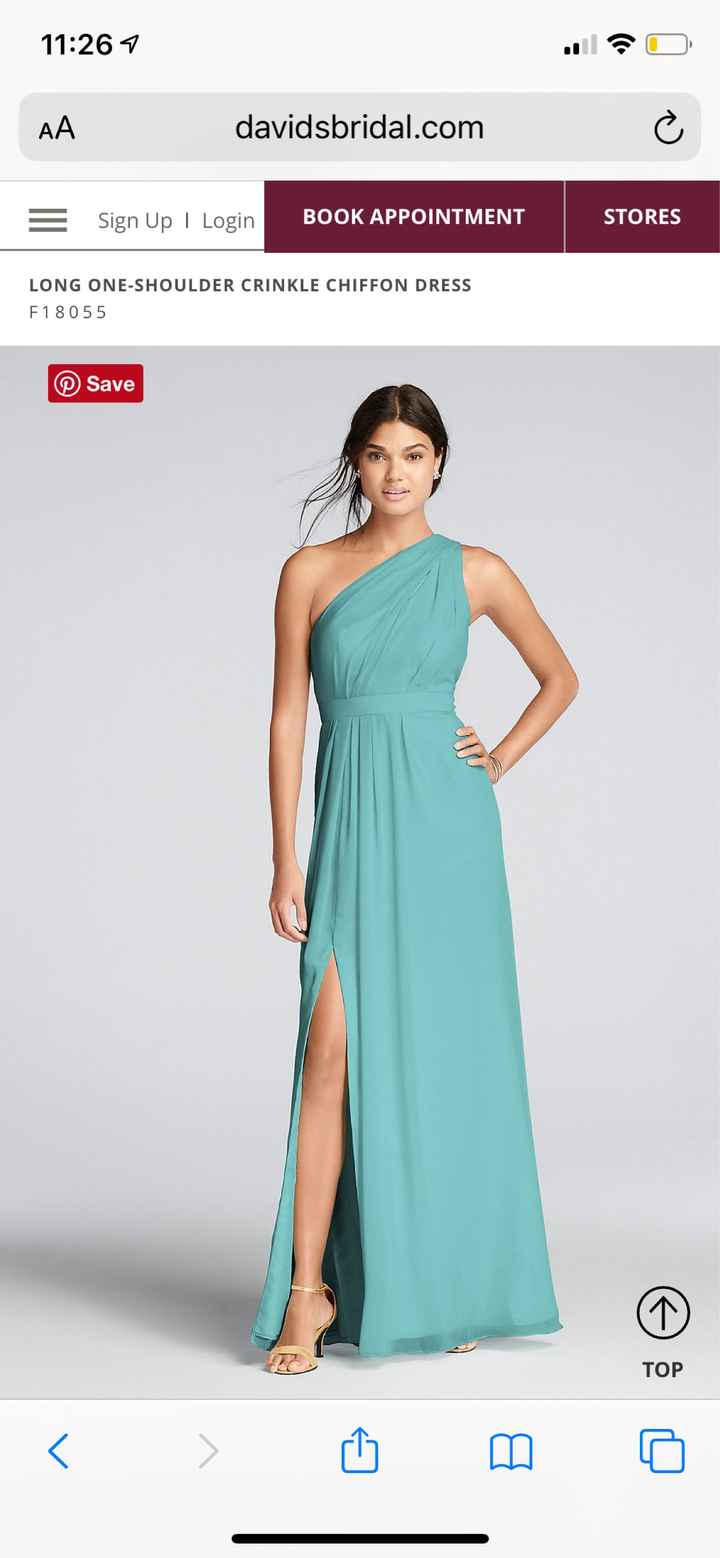 Can’t find light Navy Blue bridesmaids dresses - 1