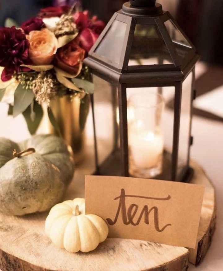 Fall centerpieces