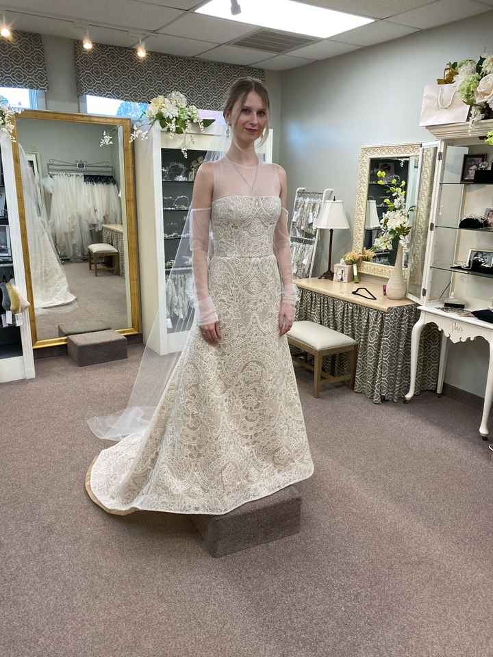 Vera Wang sample dress length ? - 1