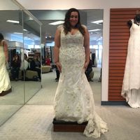 Any plus size brides think they rock their dress better than the model?