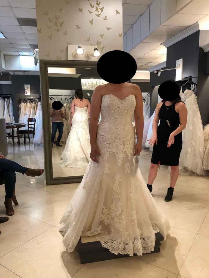 i found my dress! But am now doubting myself - 1