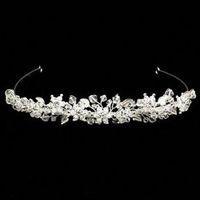 Matching Davids Bridal Tiara and Veil for Sale