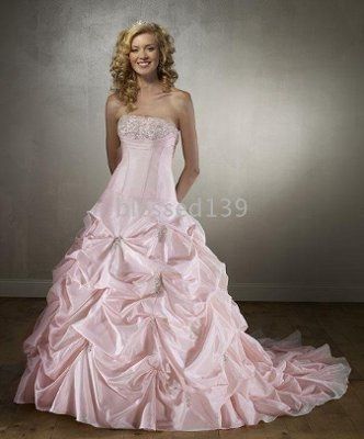 PINK Wedding Dress!?