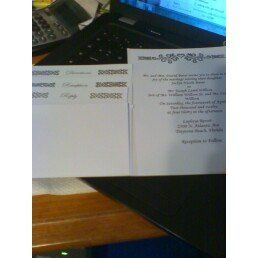 printing Invitations and reply cards is a pain