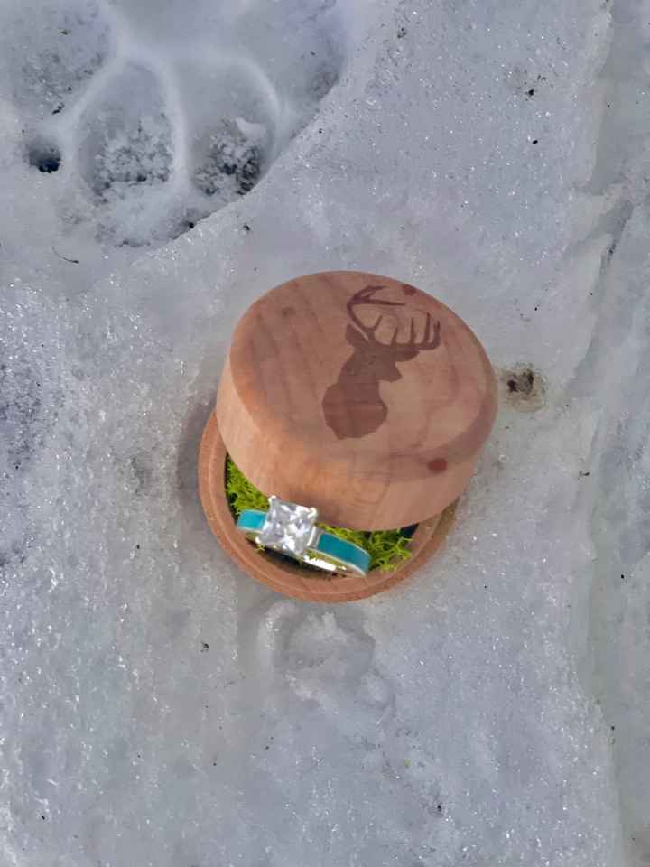 2024 wedding ring pic. From antler rings - 1