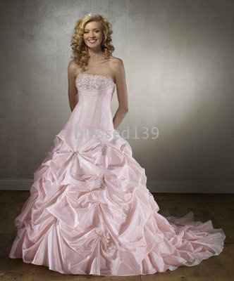 PINK Wedding Dress!?