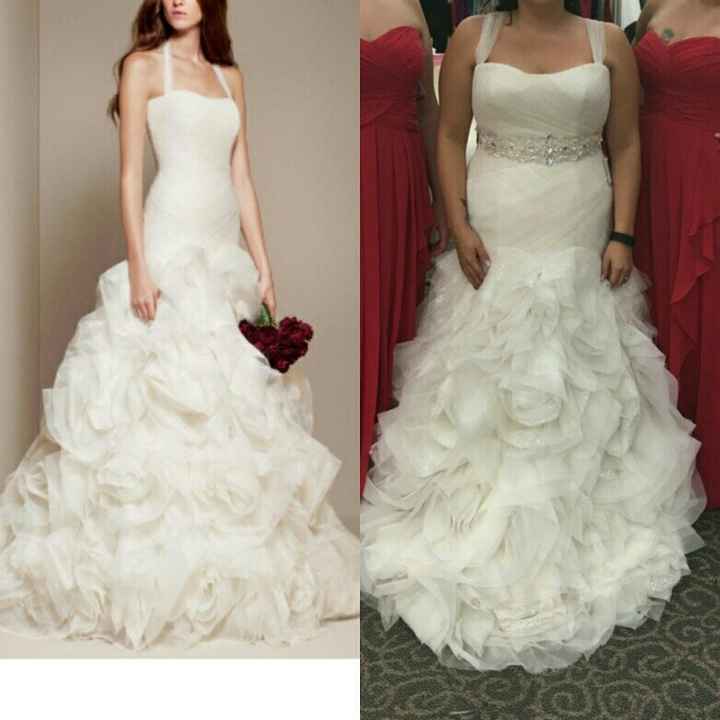 Any plus size brides think they rock their dress better than the model?