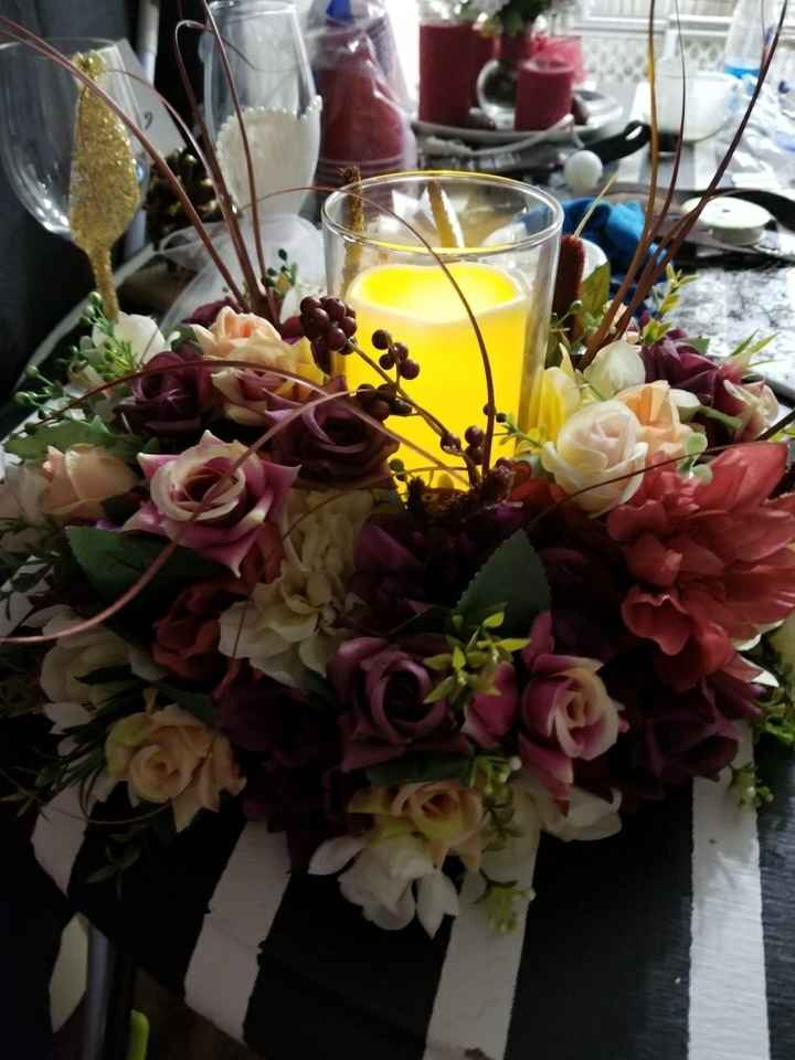 Help me improve my friend's centerpieces!