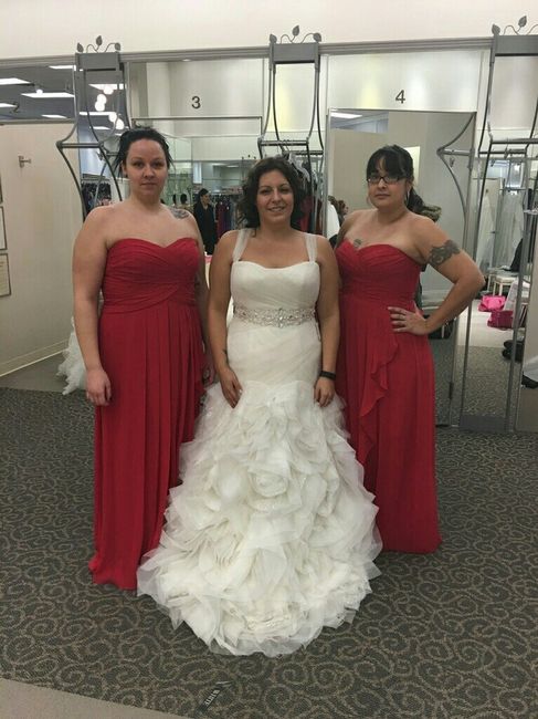 My "said yes to the dress" moment!