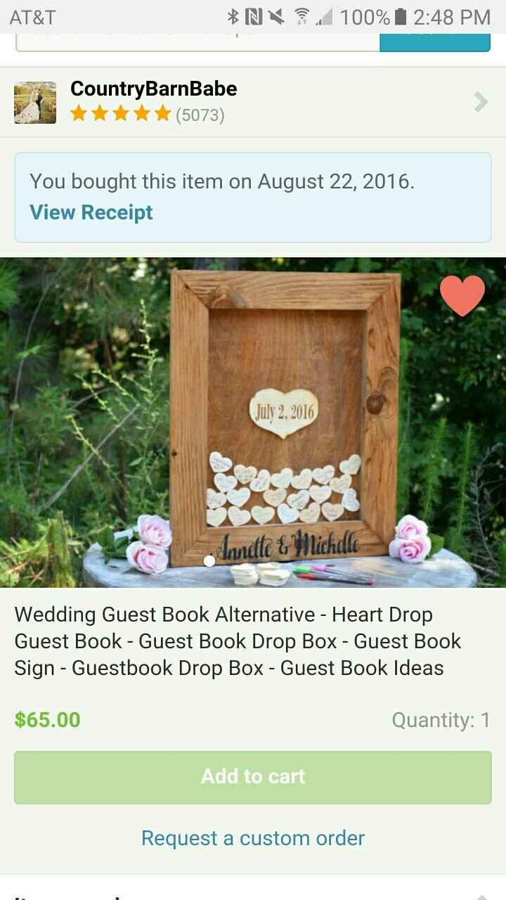 Drop Box Guest Book