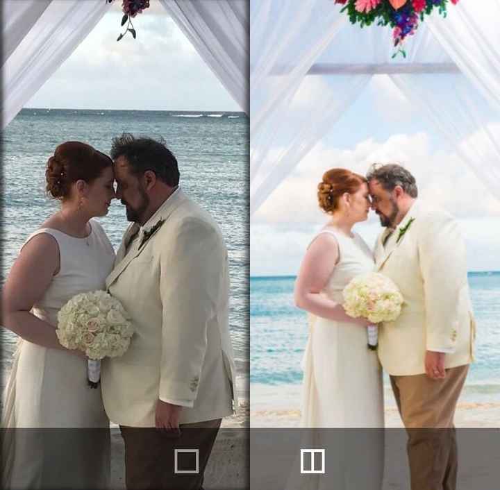 Did you marry without hiring a photographer?