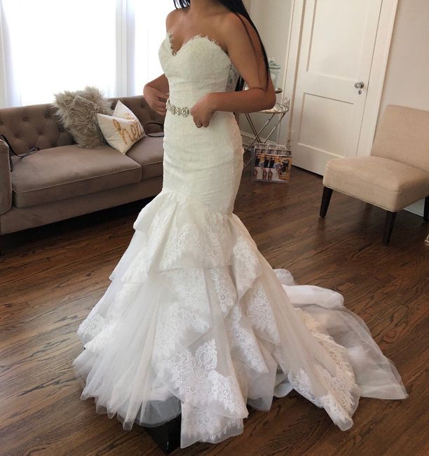 Mermaid / Trumpet Dress w/ Sash