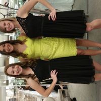 MOH/BM dresses.  MOH dress is the only one that's different.