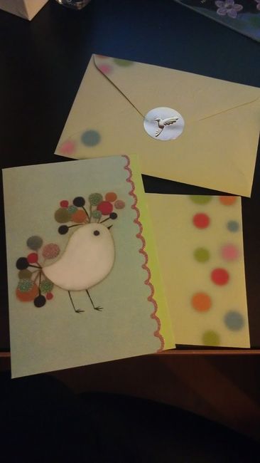 Wrote My First Thank You Cards!