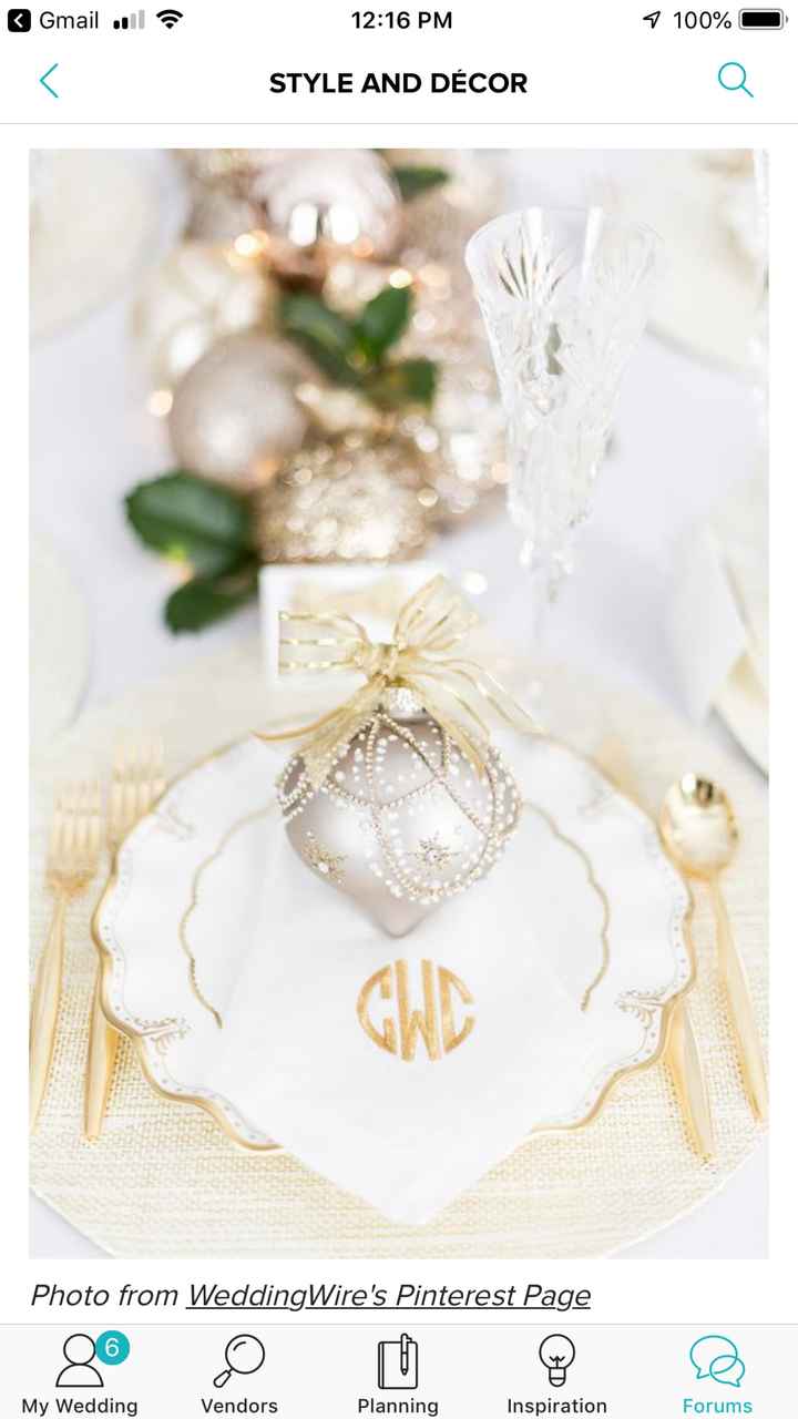 Winter wedding colors - 2