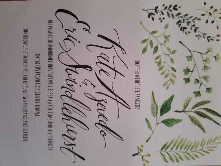 All lowercase wedding invitations?