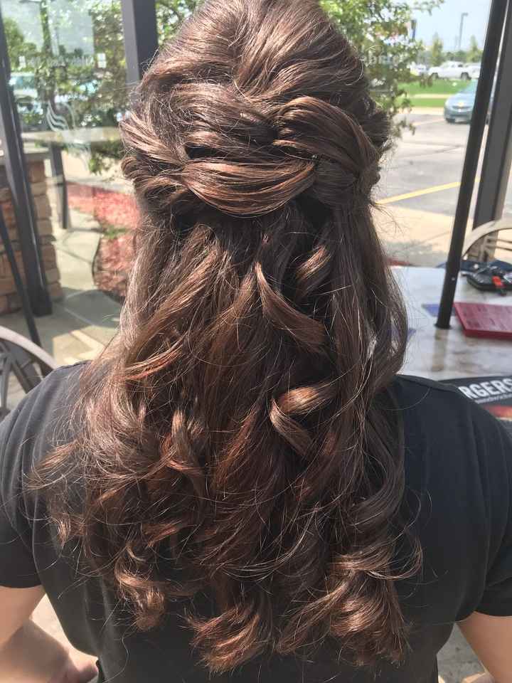 Wedding day hair - 1