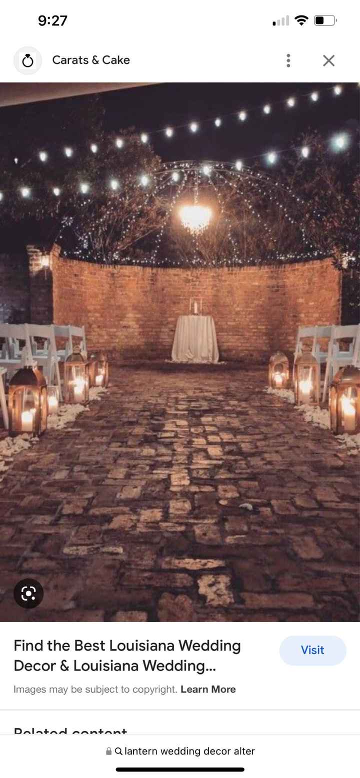 Ceremony Decor… Help!!! - 2