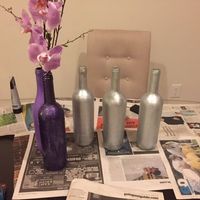 Wine bottle centerpieces?