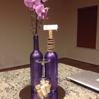 Wine bottle centerpieces?