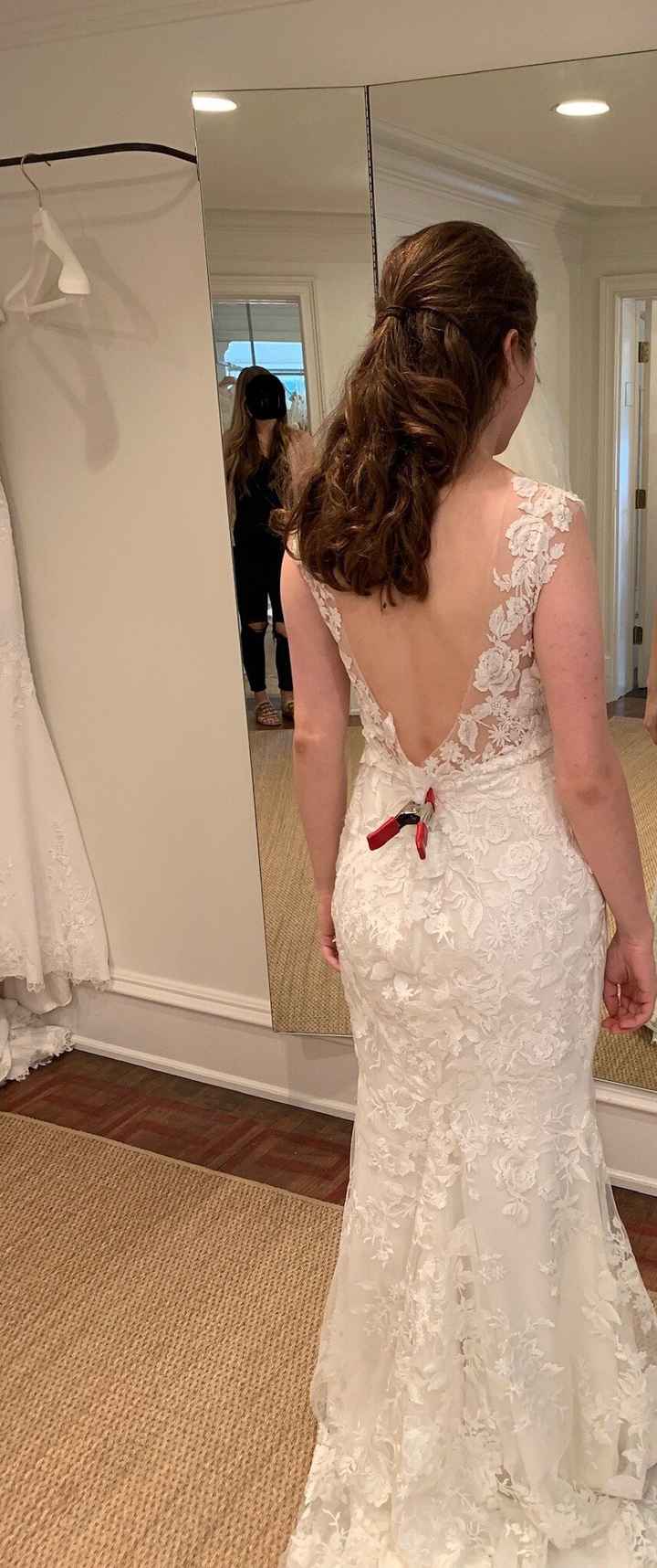 Back of the dress