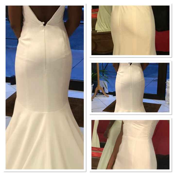 Dress help! Visible seal allowance lines. - 1