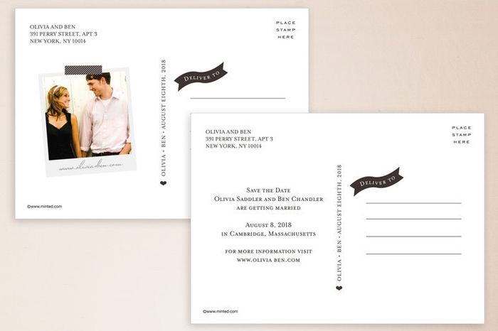 Save the Date - Magnet vs Postcard